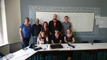 SABEL Lehrkräfte im Seminarraum der ErasmusPlus Fortbildung